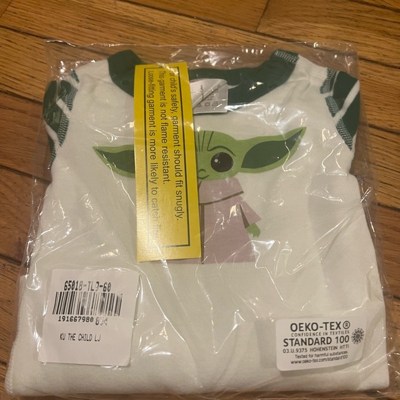 Star Wars™ the Child Long John Pajamas, Hanna Andersson, 3-6 Months, NEW - Picture 2 of 2